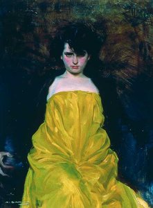 La Sargantaine Portrait de Julia Peraire - Ramon Casas i Carbo